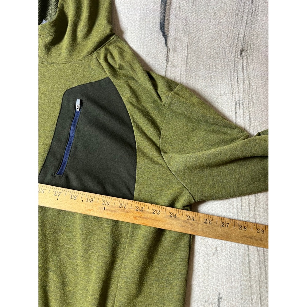Xersion Hoodie‎ Mens XXL Olive Green Quick-Dri Athletic Gorpcore Minimalist - Picture 4 of 6